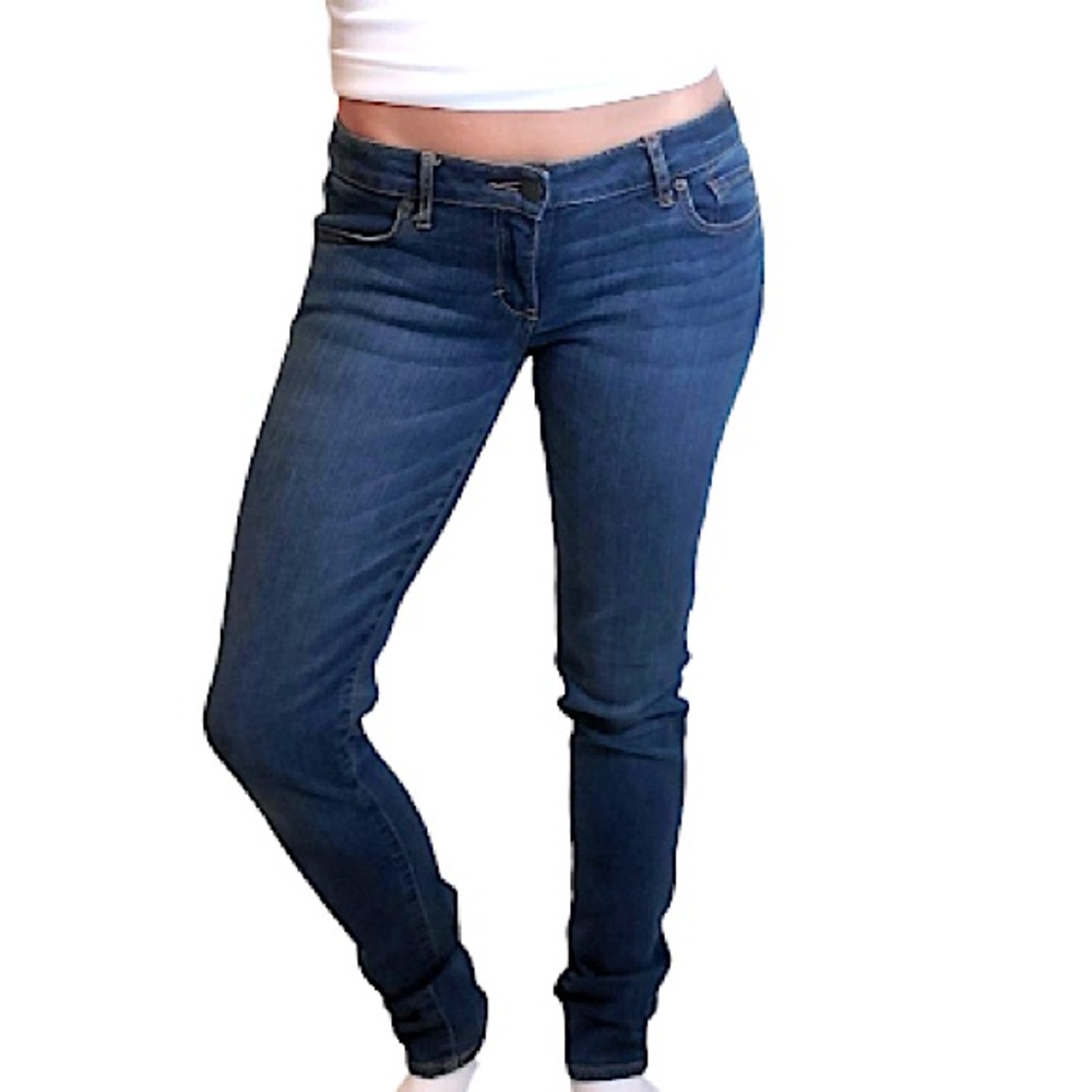 Abercrombie & Fitch Skinny Jeans Medium Wash Blue Denim Size Double 00R w24